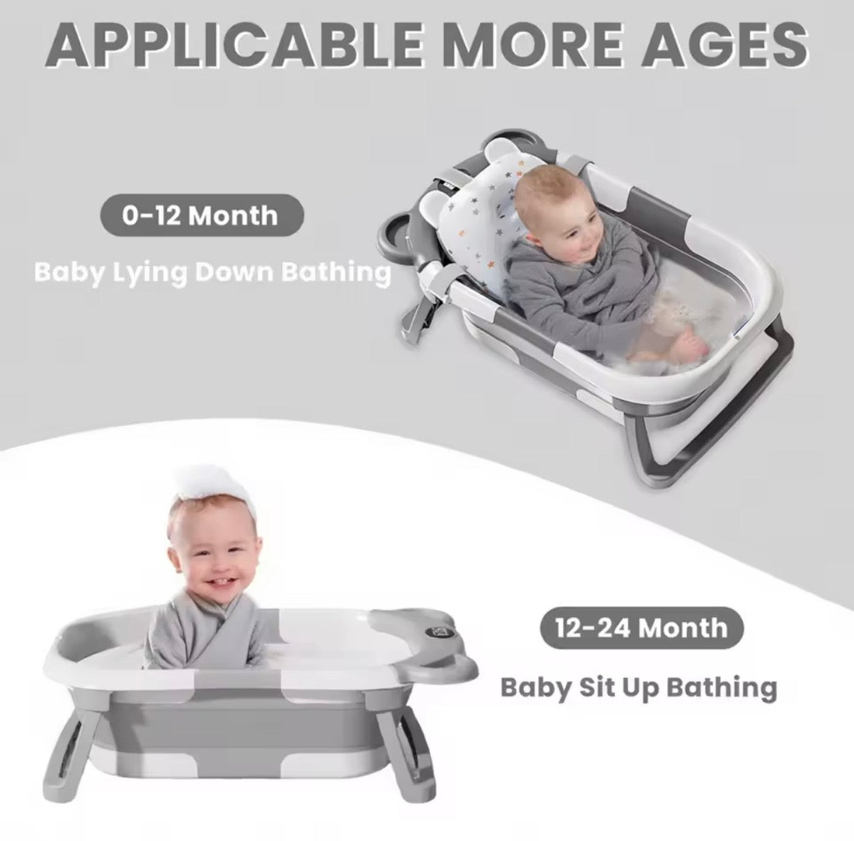 Bañera plegable para bebé